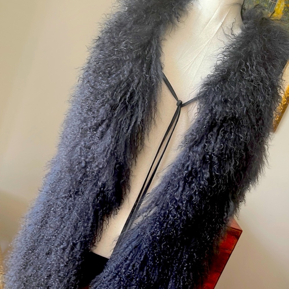 1970 style | SHES FABULOUS | LAMB VEST | stage wear | LUXURY BOHO | M